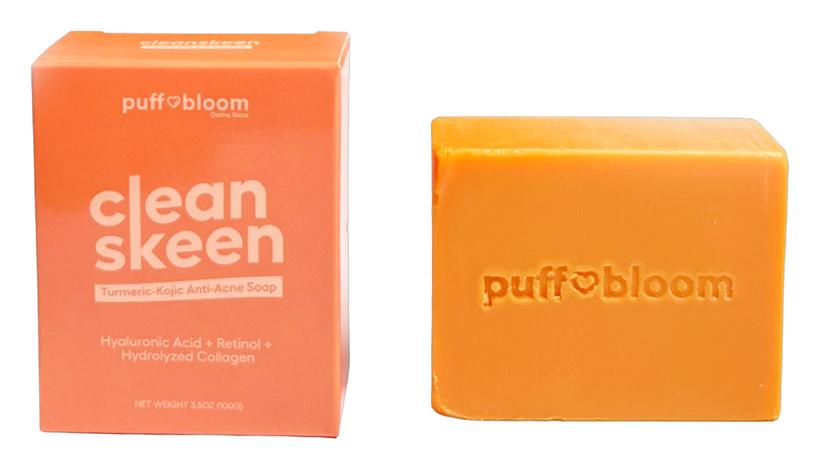CleanSkeen turmeric-kojic anti-acne soap boxes